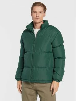 Αγορά ✔️ Brave Soul Άνδρες Πουπουλένια Μπουφάν Μπουφάν πουπουλένιο MJK-DAVIS Πράσινο Regular Fit ⌛