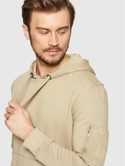 Νέος 🤩 Brave Soul Άνδρες Μπλούζες Χωρίς Φερμουάρ Μπλούζα MSS-69ESSENCEB Μπεζ Regular Fit ❤️ -Brave Soul Εκπτώσεις unnamed file 1123