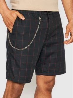 Εκπτωση ⭐ Brave Soul Άνδρες Υφασμάτινα Σορτς Σορτς υφασμάτινο MSRT-CHESTER Μαύρο Regular Fit 🎉