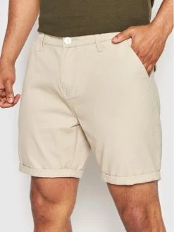 Φτηνός 😉 Brave Soul Άνδρες Υφασμάτινα Σορτς Σορτς υφασμάτινο MSRT-SMITHPKA Μπεζ Regular Fit 😀