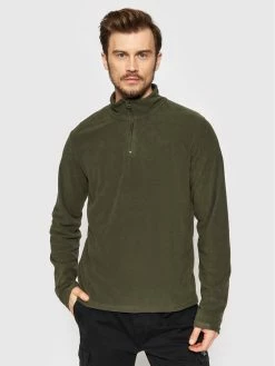 Εκπτωση 😉 Brave Soul Άνδρες Μπλούζες Fleece Fleece MSS-225HIKEC Πράσινο Regular Fit 👍