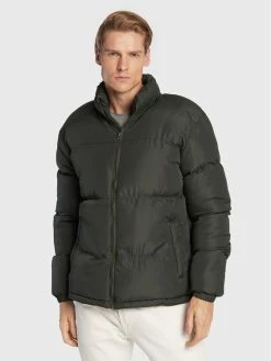 Συμφωνίες ⌛ Brave Soul Άνδρες Πουπουλένια Μπουφάν Μπουφάν πουπουλένιο MJK-DAVIS Πράσινο Regular Fit ✔️