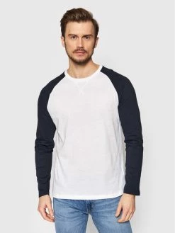 Καλύτερη πώληση 🥰 Brave Soul Άνδρες Μακρυμάνικα Longsleeve MLT-69OSBOURNEI Λευκό Regular Fit ✨