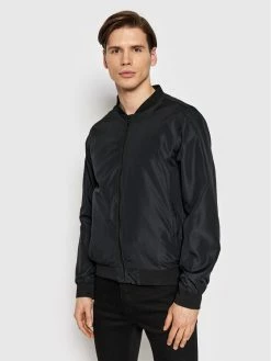 Best Pirce 👏 Brave Soul Άνδρες Μπουφάν Bomber Μπόμπερ μπουφάν MJK-SANJAY Μαύρο Regular Fit 🌟