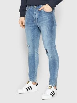 Πολύ καλή προσφορά 👏 Brave Soul Άνδρες Τζιν MJN-REYNOLDS Μπλε Skinny Fit 👍