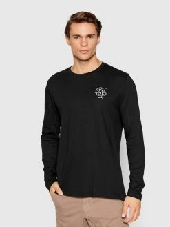 Τοπ 10 🛒 Brave Soul Άνδρες Μακρυμάνικα Longsleeve MLT-69MANNI Μαύρο Regular Fit 🌟