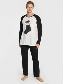 Τοπ 10 🎉 Brave Soul Άνδρες Πιτζάμες Σετ Πιτζάμα MLWS-149COAL Μαύρο 🤩