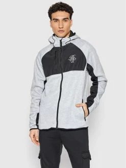 Νέος 🥰 Brave Soul Άνδρες Μπλούζες Με Κουκούλα Μπλούζα MSS-516MARATHON Γκρι Regular Fit ❤️