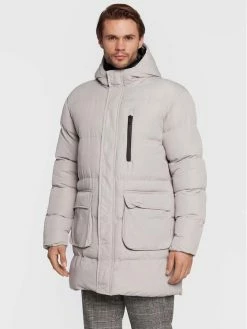 Best Pirce 🔥 Brave Soul Άνδρες Πουπουλένια Μπουφάν Μπουφάν πουπουλένιο MJK-MOSS Μπεζ Regular Fit ⌛