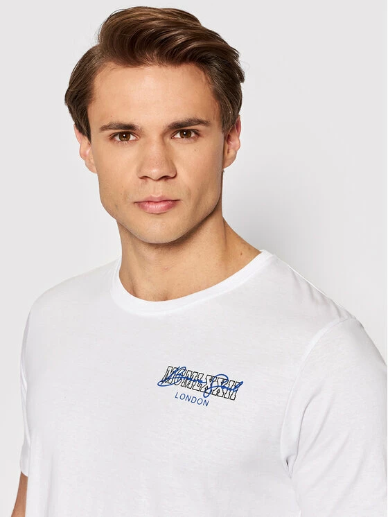 Προϋπολογισμός 👏 Brave Soul Άνδρες T-shirts T-Shirt MTS-568GEMEOS Λευκό Regular Fit ❤️ 6 Προϋπολογισμός 👏 Brave Soul Άνδρες T-shirts T-Shirt MTS-568GEMEOS Λευκό Regular Fit ❤️ - Image 4