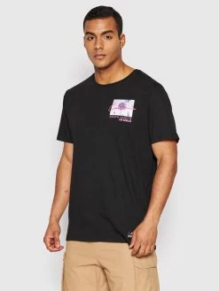 Best Pirce 🔥 Brave Soul Άνδρες T-shirts T-Shirt MTS-568ANGELES Μαύρο Regular Fit ✔️