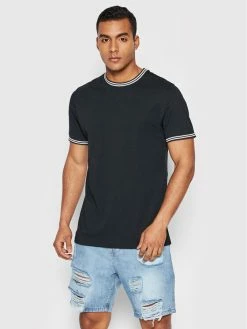 Flash Sale ⌛ Brave Soul Άνδρες T-shirts T-Shirt MTS-494GALWAYC Μαύρο Regular Fit ⭐