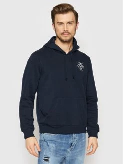 Ολοκαίνουργιο 🌟 Brave Soul Άνδρες Μπλούζες Χωρίς Φερμουάρ Μπλούζα MSS-69MERLIN Σκούρο μπλε Regular Fit 🛒