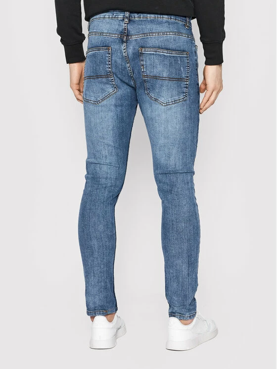 Προϋπολογισμός 🎉 Brave Soul Άνδρες Τζιν MJN-MADISONLIGHT Σκούρο μπλε Skinny Fit 😍 5 Προϋπολογισμός 🎉 Brave Soul Άνδρες Τζιν MJN-MADISONLIGHT Σκούρο μπλε Skinny Fit 😍 - Image 3