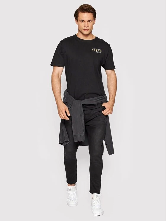 Ολοκαίνουργιο 🎁 Brave Soul Άνδρες Τζιν MJN-MADISONCRO Μαύρο Skinny Fit 🎉 4 Ολοκαίνουργιο 🎁 Brave Soul Άνδρες Τζιν MJN-MADISONCRO Μαύρο Skinny Fit 🎉 - Image 2