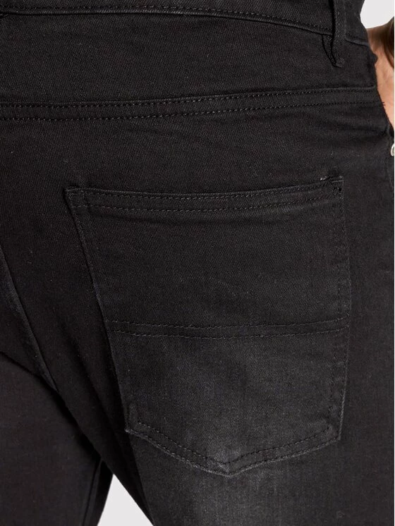 Ολοκαίνουργιο 🎁 Brave Soul Άνδρες Τζιν MJN-MADISONCRO Μαύρο Skinny Fit 🎉 6 Ολοκαίνουργιο 🎁 Brave Soul Άνδρες Τζιν MJN-MADISONCRO Μαύρο Skinny Fit 🎉 - Image 4