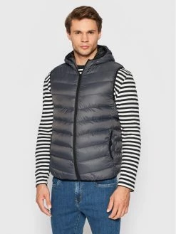 Συμφωνίες 💯 Brave Soul Άνδρες Γιλέκα Γιλέκο MJK-BLACKBURN Γκρι Regular Fit 👍