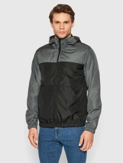 Κουπόνι 😀 Brave Soul Άνδρες Μεταβατικά Μπουφάν Μπουφάν μεταβατικό MJK-ASHBLOCK Μαύρο Regular Fit 🎁