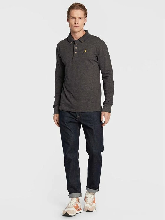 Εξοδος ❤️ Brave Soul Άνδρες Μπλούζες Polo Polo MLT-412WASHINGTN Γκρι Slim Fit 🎉 4 Εξοδος ❤️ Brave Soul Άνδρες Μπλούζες Polo Polo MLT-412WASHINGTN Γκρι Slim Fit 🎉 - Image 2