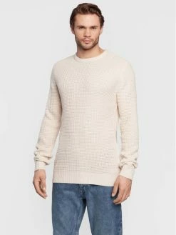 Εξοδος 😍 Brave Soul Άνδρες Πουλόβερ MK-162SLOVAKP Μπεζ Regular Fit 😉