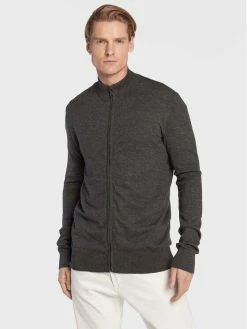 Εκπτωση 👍 Brave Soul Άνδρες Ζακέτες Ζακέτα MK-36BOXGROVE Γκρι Regular Fit ✔️