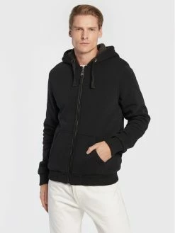 Κουπόνι 🤩 Brave Soul Άνδρες Μπλούζες Με Κουκούλα Μπλούζα MSS-319ZONEC Μαύρο Regular Fit ⭐