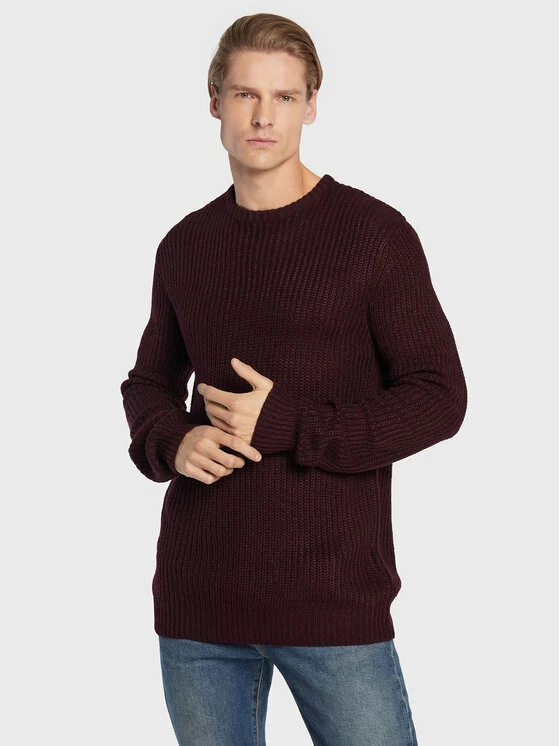 Κουπόνι 🔔 Brave Soul Άνδρες Πουλόβερ MK-181BINARYO Μπορντό Regular Fit 👍 3 Κουπόνι 🔔 Brave Soul Άνδρες Πουλόβερ MK-181BINARYO Μπορντό Regular Fit 👍