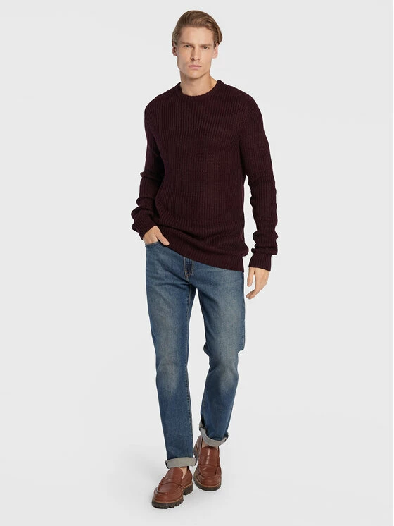 Κουπόνι 🔔 Brave Soul Άνδρες Πουλόβερ MK-181BINARYO Μπορντό Regular Fit 👍 4 Κουπόνι 🔔 Brave Soul Άνδρες Πουλόβερ MK-181BINARYO Μπορντό Regular Fit 👍 - Image 2