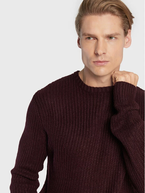 Κουπόνι 🔔 Brave Soul Άνδρες Πουλόβερ MK-181BINARYO Μπορντό Regular Fit 👍 6 Κουπόνι 🔔 Brave Soul Άνδρες Πουλόβερ MK-181BINARYO Μπορντό Regular Fit 👍 - Image 4