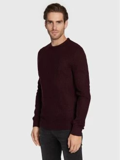 Πολύ καλή προσφορά 👍 Brave Soul Άνδρες Πουλόβερ MK-162SLOVAKU Μπορντό Regular Fit ❤️