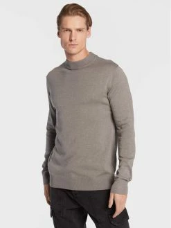 Η καλύτερη συμφωνία 😍 Brave Soul Άνδρες Πουλόβερ MK-181TURTLES Γκρι Regular Fit 🎉
