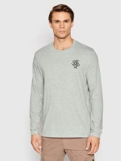 Καλύτερη πώληση ⭐ Brave Soul Άνδρες Μακρυμάνικα Longsleeve MLT-69MANNI Γκρι Regular Fit 🌟