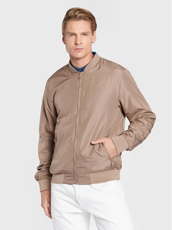 Φτηνός ❤️ Brave Soul Άνδρες Μπουφάν Bomber Μπόμπερ μπουφάν MJK-SANJAY Μπεζ Regular Fit ✔️ 3 Φτηνός ❤️ Brave Soul Άνδρες Μπουφάν Bomber Μπόμπερ μπουφάν MJK-SANJAY Μπεζ Regular Fit ✔️