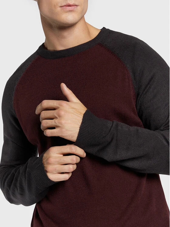 Ολοκαίνουργιο 🔥 Brave Soul Άνδρες Πουλόβερ MK-23DELEUZEB Μπορντό Regular Fit ❤️ 6 Ολοκαίνουργιο 🔥 Brave Soul Άνδρες Πουλόβερ MK-23DELEUZEB Μπορντό Regular Fit ❤️ - Image 4