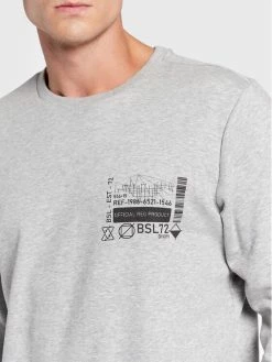 Φτηνός 👏 Brave Soul Άνδρες Μπλούζες Χωρίς Φερμουάρ Μπλούζα MSS-69SAMWELL Γκρι Regular Fit 💯 -Brave Soul Εκπτώσεις unnamed file 684