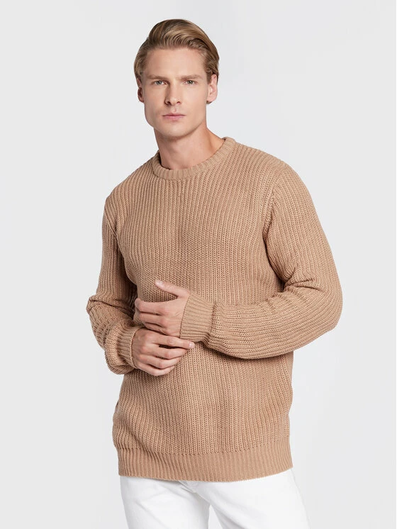 Flash Sale 🤩 Brave Soul Άνδρες Πουλόβερ MK-181BINARYR Μπεζ Regular Fit 🎁 3 Flash Sale 🤩 Brave Soul Άνδρες Πουλόβερ MK-181BINARYR Μπεζ Regular Fit 🎁