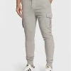 Καλύτερη πώληση 😍 Brave Soul Άνδρες Παντελόνια Φόρμας Παντελόνι φόρμας MJB-69GAUZE Γκρι Regular Fit 🔔