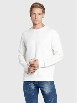 Ολοκαίνουργιο 🧨 Brave Soul Άνδρες Μπλούζες Χωρίς Φερμουάρ Μπλούζα MSS-69JONES7 Λευκό Regular Fit ❤️