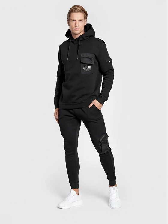 Η καλύτερη συμφωνία 🌟 Brave Soul Άνδρες Μπλούζες Χωρίς Φερμουάρ Μπλούζα MSS-516CHELSEA Μαύρο Regular Fit 🧨 4 Η καλύτερη συμφωνία 🌟 Brave Soul Άνδρες Μπλούζες Χωρίς Φερμουάρ Μπλούζα MSS-516CHELSEA Μαύρο Regular Fit 🧨 - Image 2