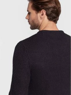 Φτηνός ⭐ Brave Soul Άνδρες Πουλόβερ MK-162SLOVAKP Σκούρο μπλε Regular Fit ✨ -Brave Soul Εκπτώσεις unnamed file 77