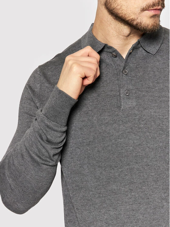 Προϋπολογισμός ❤️ Brave Soul Άνδρες Πουλόβερ MK-181PLACKETN Γκρι Regular Fit 😀 6 Προϋπολογισμός ❤️ Brave Soul Άνδρες Πουλόβερ MK-181PLACKETN Γκρι Regular Fit 😀 - Image 4