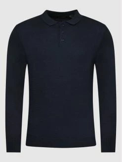 Εξοδος ⌛ Brave Soul Άνδρες Πουλόβερ MK-181PLACKETI Σκούρο μπλε Regular Fit ⭐ -Brave Soul Εκπτώσεις unnamed file 887