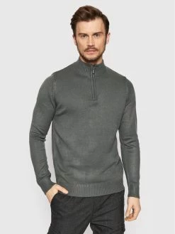 Τοπ 10 🤩 Brave Soul Άνδρες Πουλόβερ MK-230KESTERC Γκρι Regular Fit 🧨