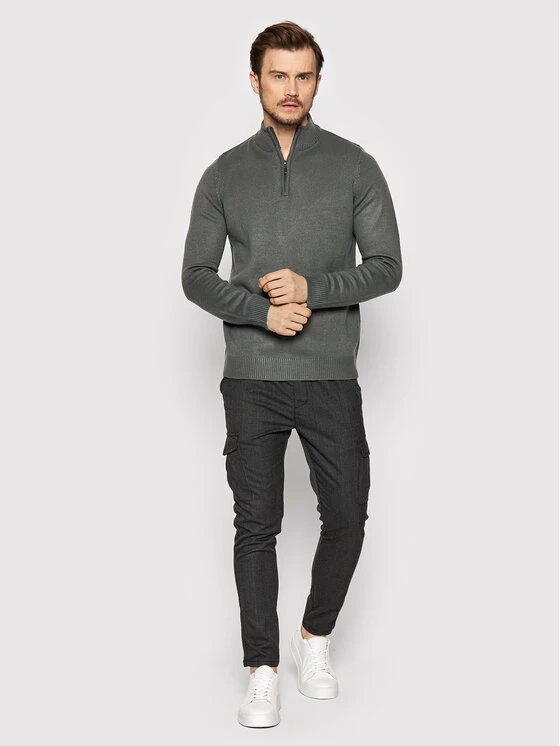 Τοπ 10 🤩 Brave Soul Άνδρες Πουλόβερ MK-230KESTERC Γκρι Regular Fit 🧨 4 Τοπ 10 🤩 Brave Soul Άνδρες Πουλόβερ MK-230KESTERC Γκρι Regular Fit 🧨 - Image 2