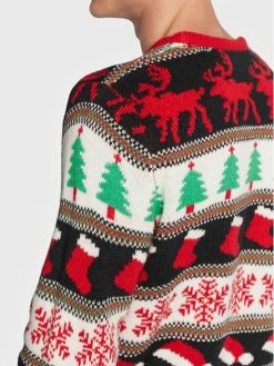 Εξοδος ✔️ Brave Soul Άνδρες Πουλόβερ MK-248FAIRISLE Κόκκινο Regular Fit ⭐ -Brave Soul Εκπτώσεις unnamed file 9