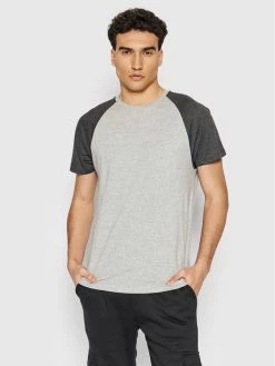 Τοπ 10 💯 Brave Soul Άνδρες T-shirts T-Shirt MTS-149BAPTISTE Γκρι Regular Fit 💯